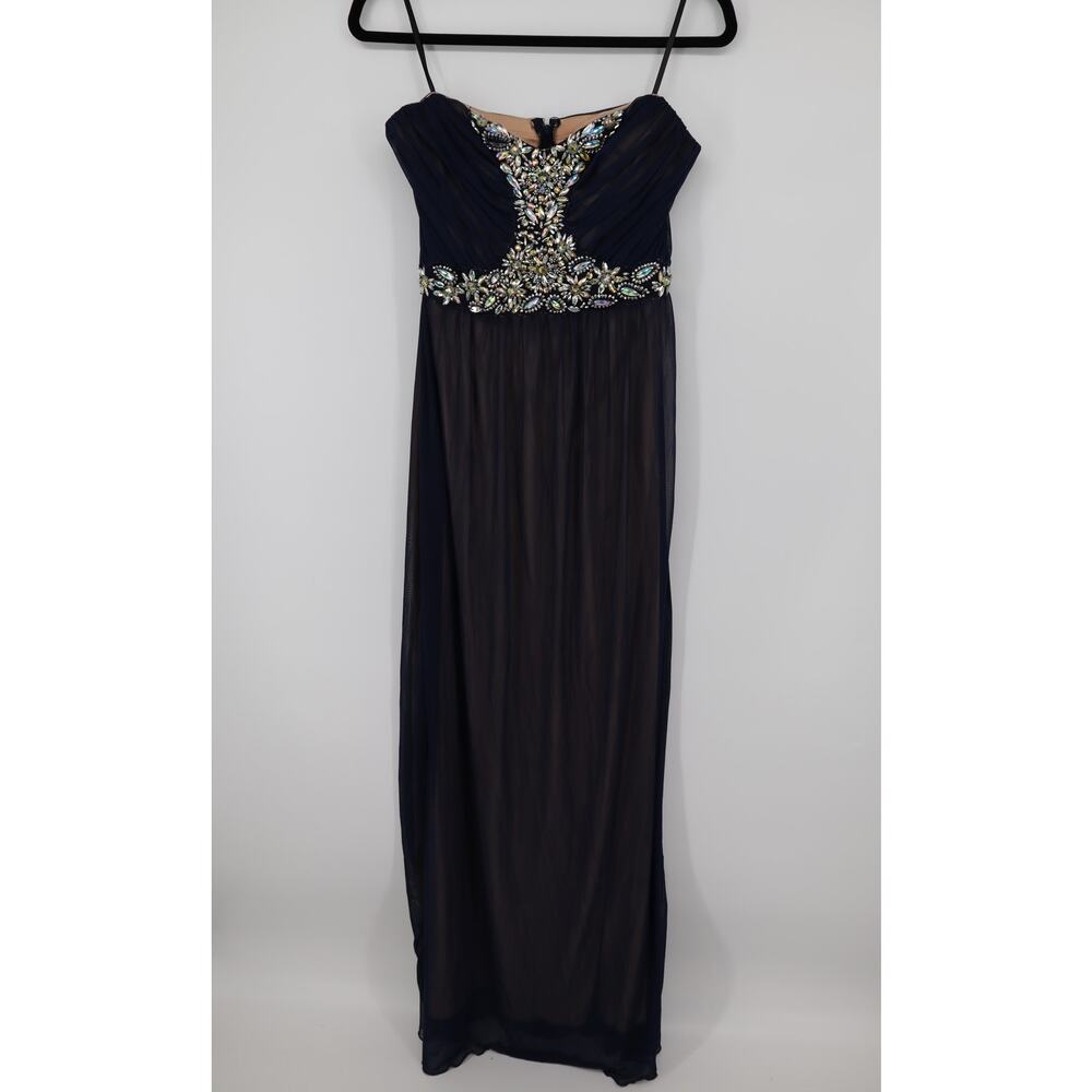 Vintage Y2K Deb Formal Strapless Dress - Size 13 Women's